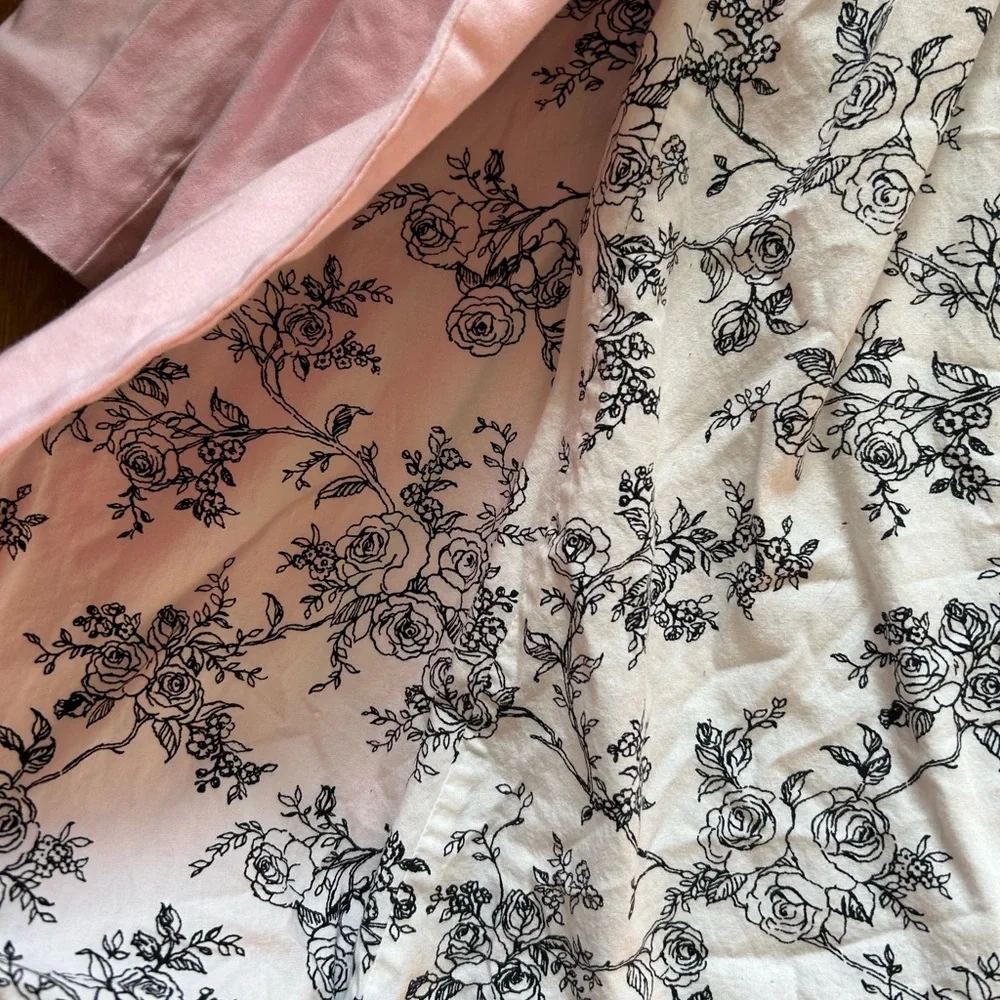 Jillian’s Closet retro pink and white dress with marching coat, for girls 4T